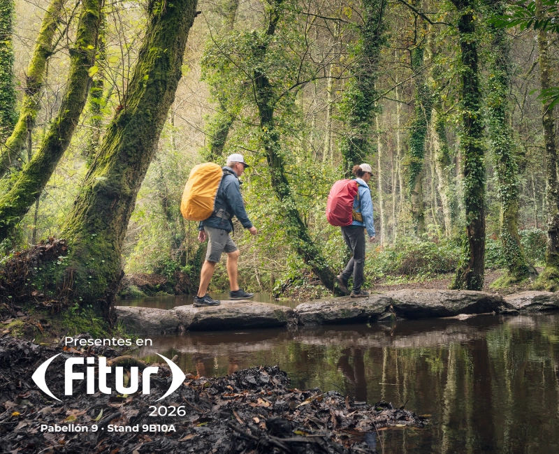 Mujer peregrina Camino de Santiago